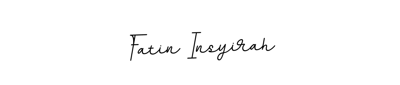Similarly BallpointsItalic-DORy9 is the best handwritten signature design. Signature creator online .You can use it as an online autograph creator for name Fatin Insyirah. Fatin Insyirah signature style 11 images and pictures png