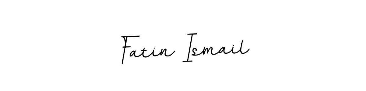 You should practise on your own different ways (BallpointsItalic-DORy9) to write your name (Fatin Ismail) in signature. don't let someone else do it for you. Fatin Ismail signature style 11 images and pictures png