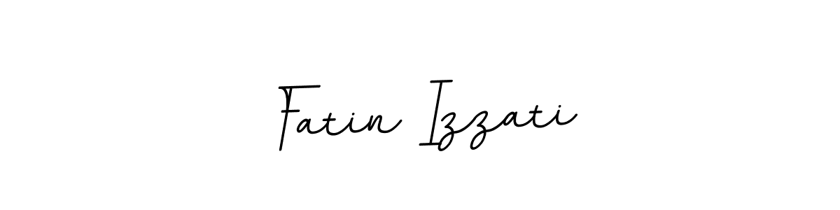 Use a signature maker to create a handwritten signature online. With this signature software, you can design (BallpointsItalic-DORy9) your own signature for name Fatin Izzati. Fatin Izzati signature style 11 images and pictures png