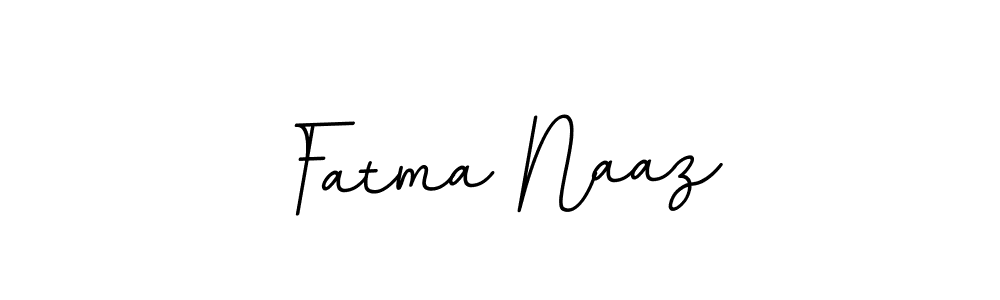 Make a beautiful signature design for name Fatma Naaz. With this signature (BallpointsItalic-DORy9) style, you can create a handwritten signature for free. Fatma Naaz signature style 11 images and pictures png