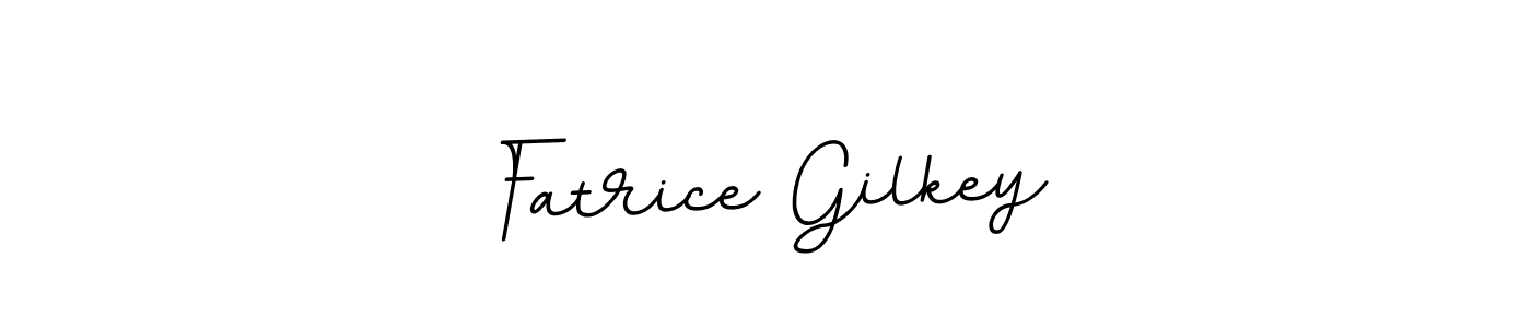 How to make Fatrice Gilkey name signature. Use BallpointsItalic-DORy9 style for creating short signs online. This is the latest handwritten sign. Fatrice Gilkey signature style 11 images and pictures png