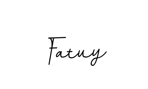 Similarly BallpointsItalic-DORy9 is the best handwritten signature design. Signature creator online .You can use it as an online autograph creator for name Fatuy. Fatuy signature style 11 images and pictures png