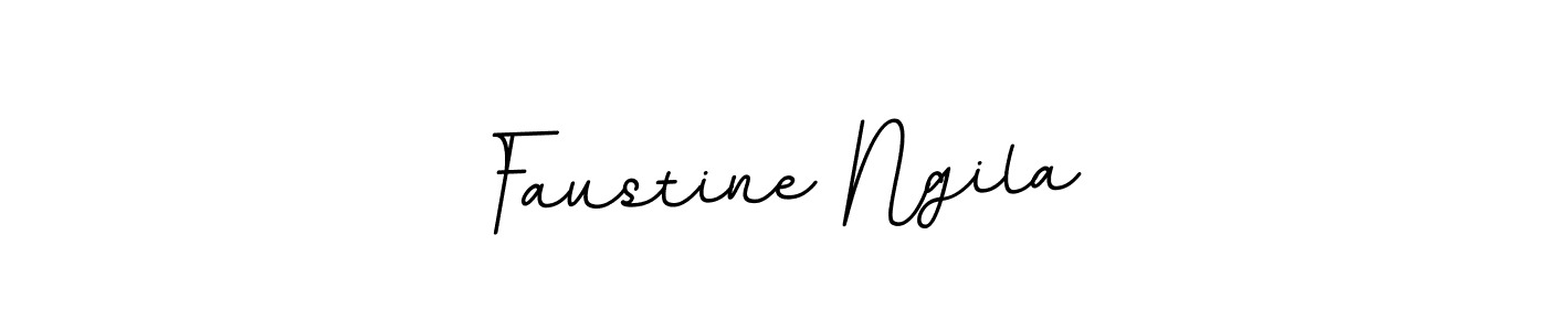 Also we have Faustine Ngila name is the best signature style. Create professional handwritten signature collection using BallpointsItalic-DORy9 autograph style. Faustine Ngila signature style 11 images and pictures png