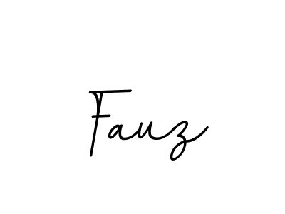 Design your own signature with our free online signature maker. With this signature software, you can create a handwritten (BallpointsItalic-DORy9) signature for name Fauz. Fauz signature style 11 images and pictures png