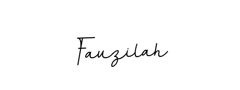 Use a signature maker to create a handwritten signature online. With this signature software, you can design (BallpointsItalic-DORy9) your own signature for name Fauzilah. Fauzilah signature style 11 images and pictures png