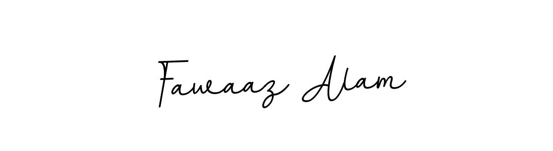 Make a beautiful signature design for name Fawaaz Alam. With this signature (BallpointsItalic-DORy9) style, you can create a handwritten signature for free. Fawaaz Alam signature style 11 images and pictures png