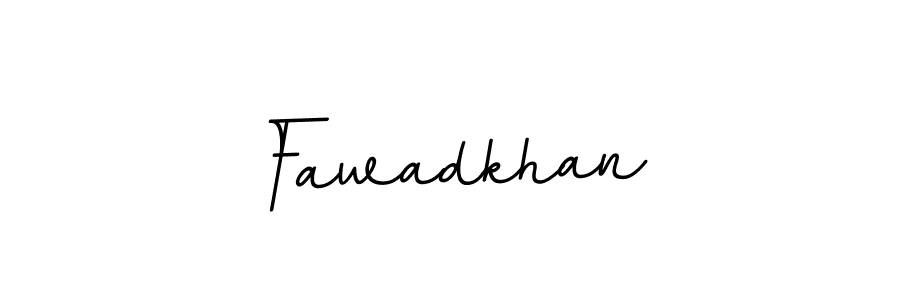 How to make Fawadkhan name signature. Use BallpointsItalic-DORy9 style for creating short signs online. This is the latest handwritten sign. Fawadkhan signature style 11 images and pictures png