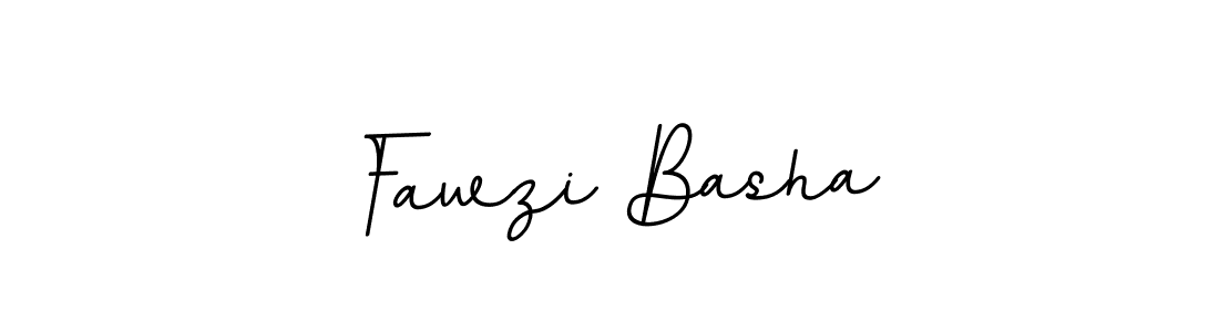 Make a beautiful signature design for name Fawzi Basha. With this signature (BallpointsItalic-DORy9) style, you can create a handwritten signature for free. Fawzi Basha signature style 11 images and pictures png