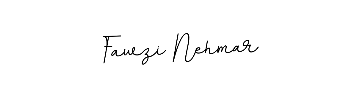 Make a beautiful signature design for name Fawzi Nehmar. With this signature (BallpointsItalic-DORy9) style, you can create a handwritten signature for free. Fawzi Nehmar signature style 11 images and pictures png