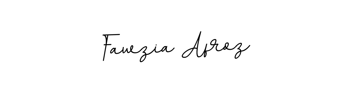 How to make Fawzia Afroz name signature. Use BallpointsItalic-DORy9 style for creating short signs online. This is the latest handwritten sign. Fawzia Afroz signature style 11 images and pictures png