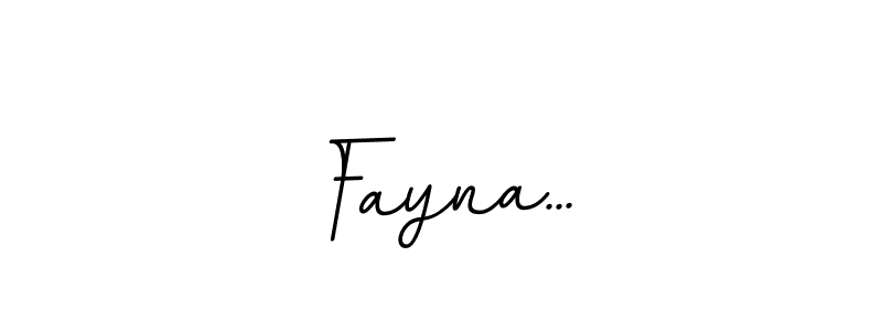 Use a signature maker to create a handwritten signature online. With this signature software, you can design (BallpointsItalic-DORy9) your own signature for name Fayna.... Fayna... signature style 11 images and pictures png