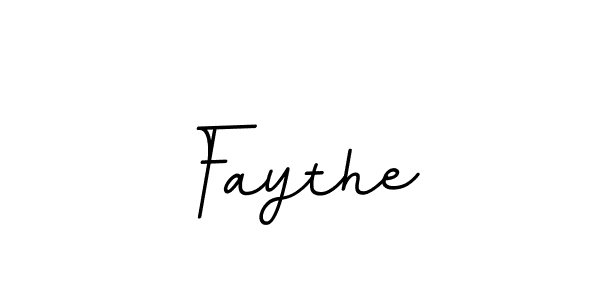 Make a beautiful signature design for name Faythe. With this signature (BallpointsItalic-DORy9) style, you can create a handwritten signature for free. Faythe signature style 11 images and pictures png