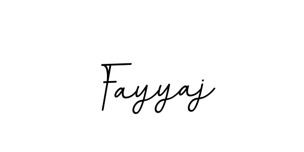 How to make Fayyaj name signature. Use BallpointsItalic-DORy9 style for creating short signs online. This is the latest handwritten sign. Fayyaj signature style 11 images and pictures png