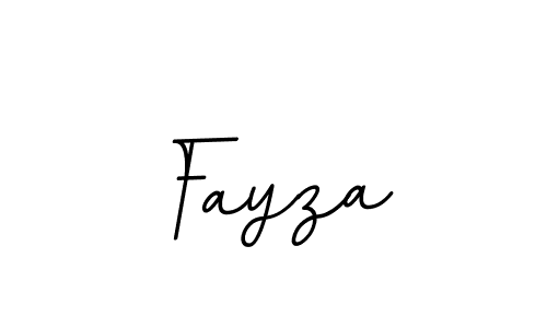 How to make Fayza name signature. Use BallpointsItalic-DORy9 style for creating short signs online. This is the latest handwritten sign. Fayza signature style 11 images and pictures png