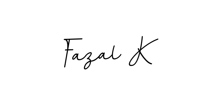 Fazal K stylish signature style. Best Handwritten Sign (BallpointsItalic-DORy9) for my name. Handwritten Signature Collection Ideas for my name Fazal K. Fazal K signature style 11 images and pictures png