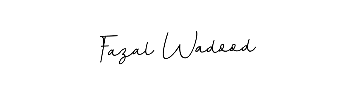 How to make Fazal Wadood name signature. Use BallpointsItalic-DORy9 style for creating short signs online. This is the latest handwritten sign. Fazal Wadood signature style 11 images and pictures png