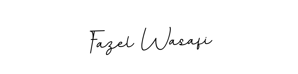How to make Fazel Wasafi name signature. Use BallpointsItalic-DORy9 style for creating short signs online. This is the latest handwritten sign. Fazel Wasafi signature style 11 images and pictures png