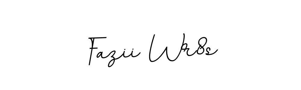 How to make Fazii Wr8s name signature. Use BallpointsItalic-DORy9 style for creating short signs online. This is the latest handwritten sign. Fazii Wr8s signature style 11 images and pictures png