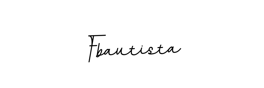 Make a beautiful signature design for name Fbautista. With this signature (BallpointsItalic-DORy9) style, you can create a handwritten signature for free. Fbautista signature style 11 images and pictures png