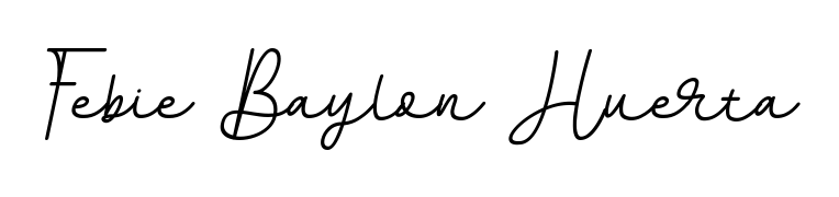 How to make Febie Baylon Huerta name signature. Use BallpointsItalic-DORy9 style for creating short signs online. This is the latest handwritten sign. Febie Baylon Huerta signature style 11 images and pictures png