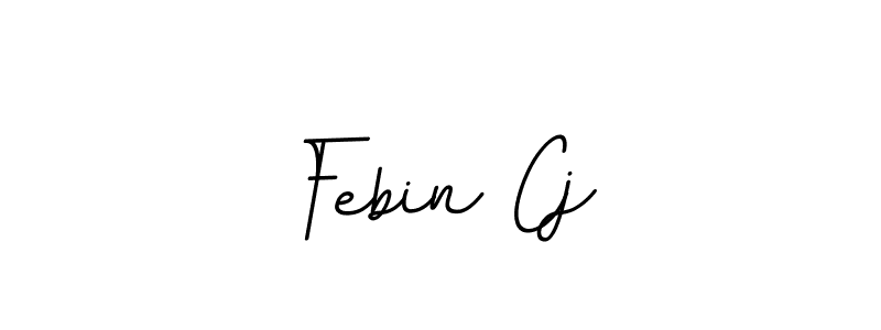 The best way (BallpointsItalic-DORy9) to make a short signature is to pick only two or three words in your name. The name Febin Cj include a total of six letters. For converting this name. Febin Cj signature style 11 images and pictures png