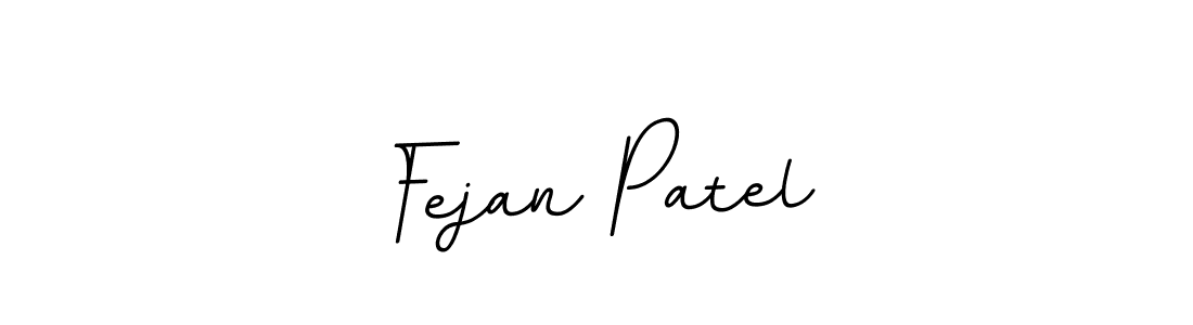 Design your own signature with our free online signature maker. With this signature software, you can create a handwritten (BallpointsItalic-DORy9) signature for name Fejan Patel. Fejan Patel signature style 11 images and pictures png