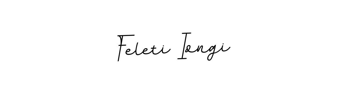 Make a beautiful signature design for name Feleti Iongi. With this signature (BallpointsItalic-DORy9) style, you can create a handwritten signature for free. Feleti Iongi signature style 11 images and pictures png