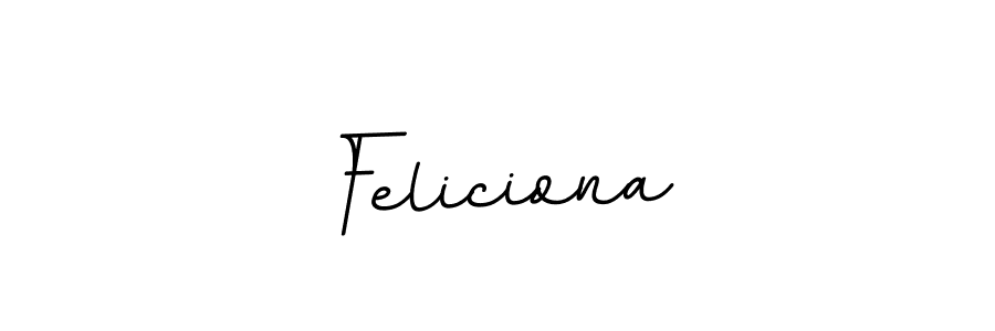 You should practise on your own different ways (BallpointsItalic-DORy9) to write your name (Feliciona) in signature. don't let someone else do it for you. Feliciona signature style 11 images and pictures png