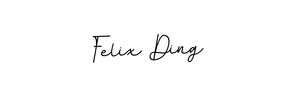 Use a signature maker to create a handwritten signature online. With this signature software, you can design (BallpointsItalic-DORy9) your own signature for name Felix Ding. Felix Ding signature style 11 images and pictures png