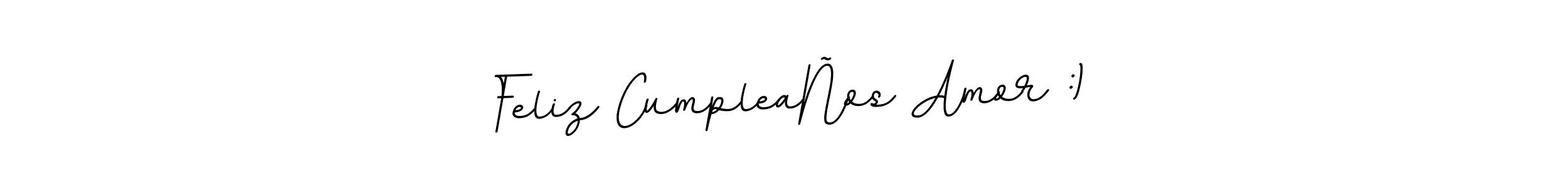 Make a short Feliz CumpleaÑos Amor :) signature style. Manage your documents anywhere anytime using BallpointsItalic-DORy9. Create and add eSignatures, submit forms, share and send files easily. Feliz CumpleaÑos Amor :) signature style 11 images and pictures png