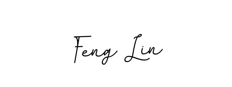 How to make Feng Lin name signature. Use BallpointsItalic-DORy9 style for creating short signs online. This is the latest handwritten sign. Feng Lin signature style 11 images and pictures png