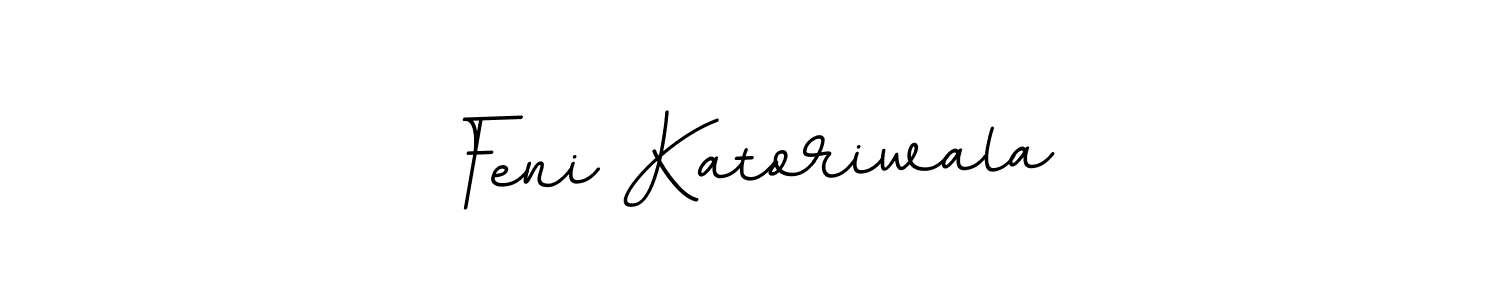 Create a beautiful signature design for name Feni Katoriwala. With this signature (BallpointsItalic-DORy9) fonts, you can make a handwritten signature for free. Feni Katoriwala signature style 11 images and pictures png