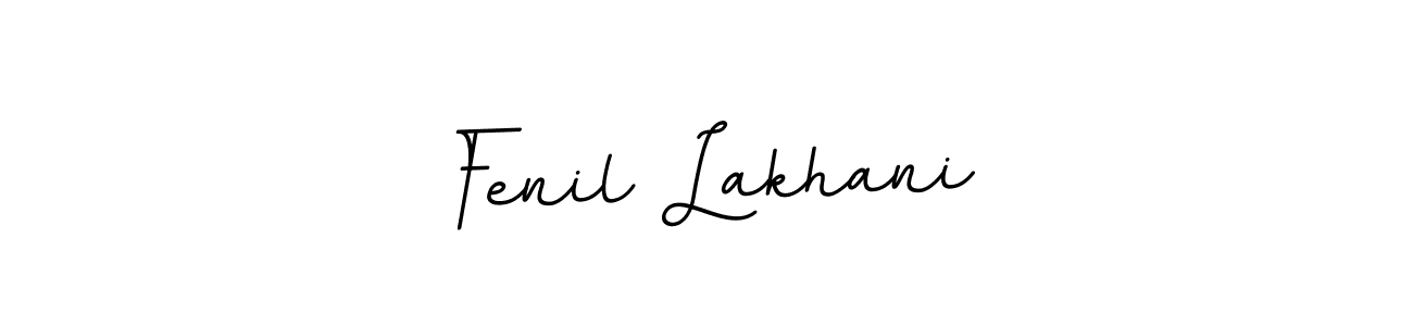 Design your own signature with our free online signature maker. With this signature software, you can create a handwritten (BallpointsItalic-DORy9) signature for name Fenil Lakhani. Fenil Lakhani signature style 11 images and pictures png