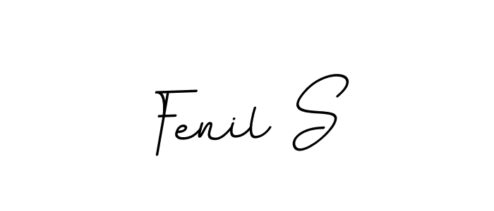 Make a beautiful signature design for name Fenil S. Use this online signature maker to create a handwritten signature for free. Fenil S signature style 11 images and pictures png