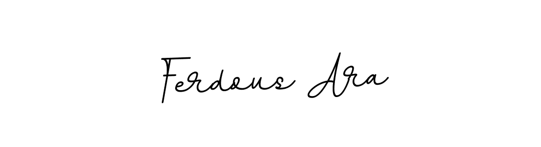 The best way (BallpointsItalic-DORy9) to make a short signature is to pick only two or three words in your name. The name Ferdous Ara include a total of six letters. For converting this name. Ferdous Ara signature style 11 images and pictures png