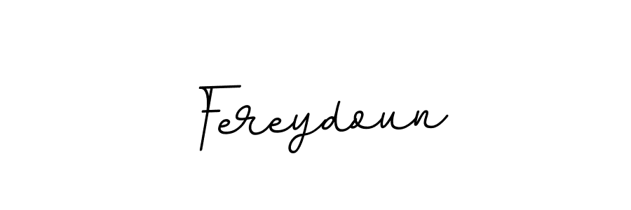 How to make Fereydoun name signature. Use BallpointsItalic-DORy9 style for creating short signs online. This is the latest handwritten sign. Fereydoun signature style 11 images and pictures png
