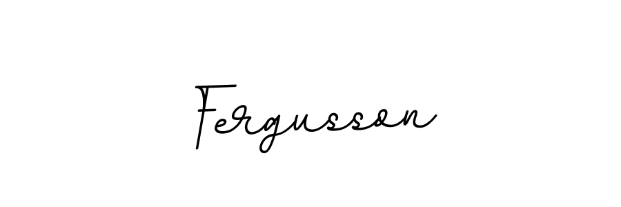 You should practise on your own different ways (BallpointsItalic-DORy9) to write your name (Fergusson) in signature. don't let someone else do it for you. Fergusson signature style 11 images and pictures png