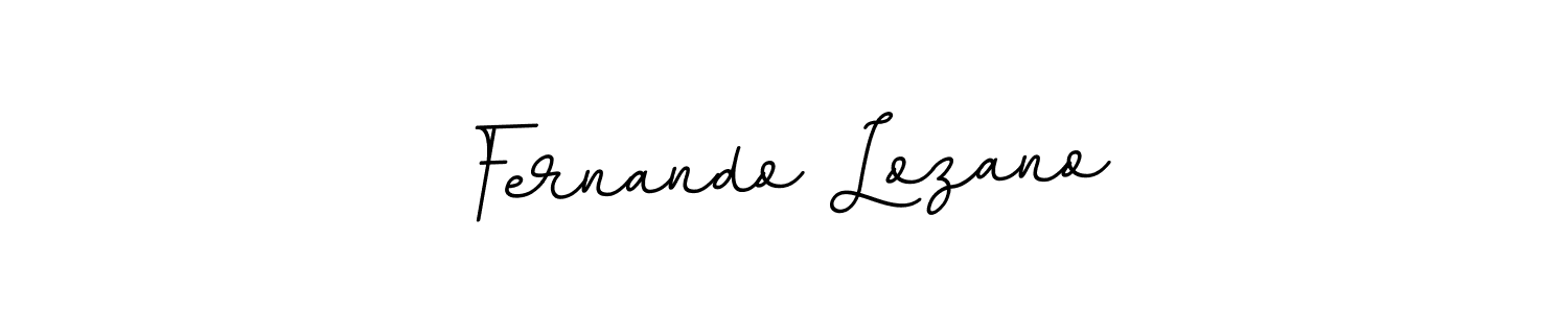 How to make Fernando Lozano name signature. Use BallpointsItalic-DORy9 style for creating short signs online. This is the latest handwritten sign. Fernando Lozano signature style 11 images and pictures png