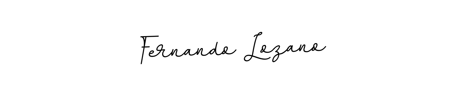 How to make Fernando Lozano name signature. Use BallpointsItalic-DORy9 style for creating short signs online. This is the latest handwritten sign. Fernando Lozano signature style 11 images and pictures png