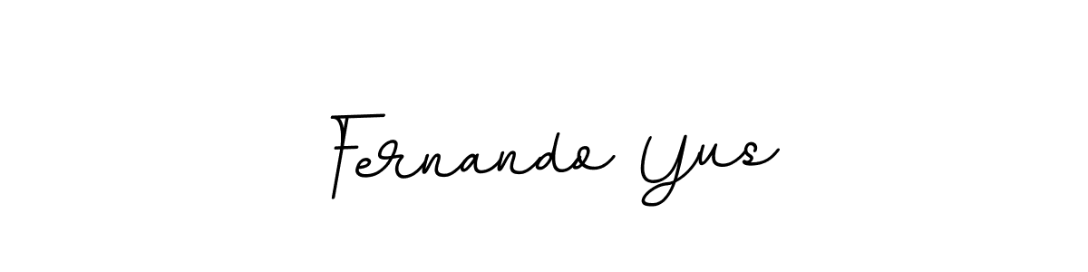 Create a beautiful signature design for name Fernando Yus. With this signature (BallpointsItalic-DORy9) fonts, you can make a handwritten signature for free. Fernando Yus signature style 11 images and pictures png