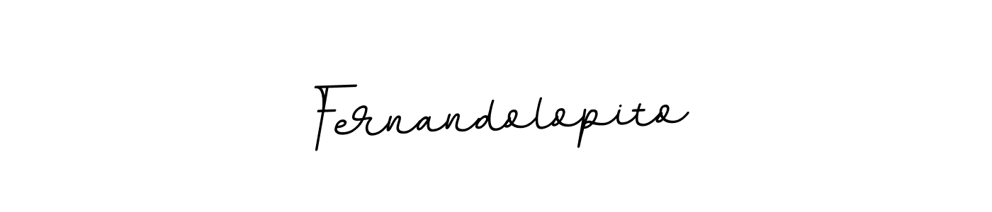 Use a signature maker to create a handwritten signature online. With this signature software, you can design (BallpointsItalic-DORy9) your own signature for name Fernandolopito. Fernandolopito signature style 11 images and pictures png