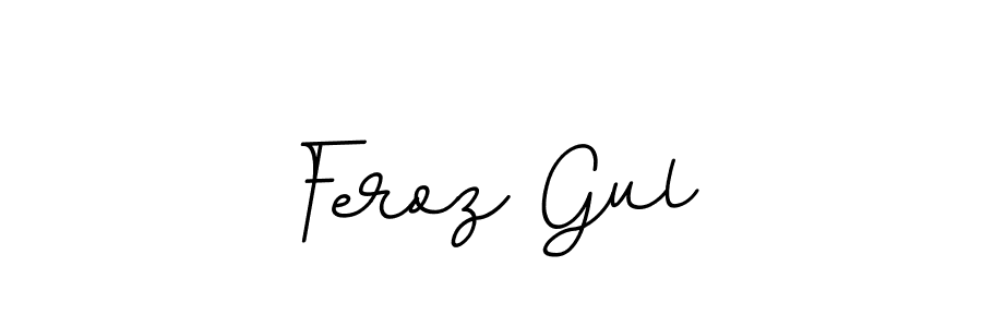 Make a beautiful signature design for name Feroz Gul. With this signature (BallpointsItalic-DORy9) style, you can create a handwritten signature for free. Feroz Gul signature style 11 images and pictures png