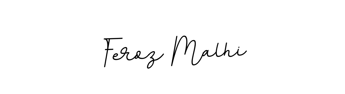 Make a beautiful signature design for name Feroz Malhi. With this signature (BallpointsItalic-DORy9) style, you can create a handwritten signature for free. Feroz Malhi signature style 11 images and pictures png