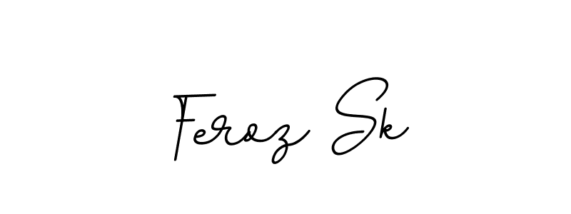 Use a signature maker to create a handwritten signature online. With this signature software, you can design (BallpointsItalic-DORy9) your own signature for name Feroz Sk. Feroz Sk signature style 11 images and pictures png