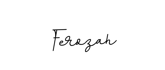 Ferozah stylish signature style. Best Handwritten Sign (BallpointsItalic-DORy9) for my name. Handwritten Signature Collection Ideas for my name Ferozah. Ferozah signature style 11 images and pictures png