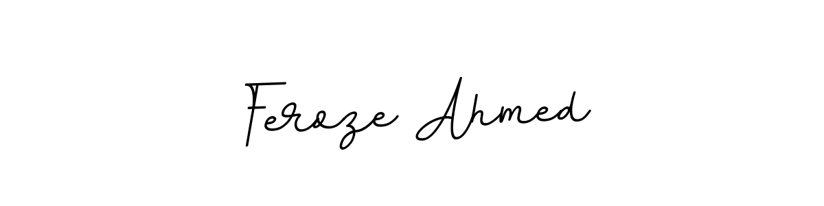 The best way (BallpointsItalic-DORy9) to make a short signature is to pick only two or three words in your name. The name Feroze Ahmed include a total of six letters. For converting this name. Feroze Ahmed signature style 11 images and pictures png