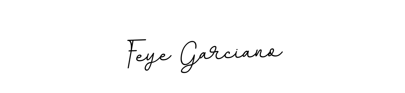 Make a beautiful signature design for name Feye Garciano. With this signature (BallpointsItalic-DORy9) style, you can create a handwritten signature for free. Feye Garciano signature style 11 images and pictures png