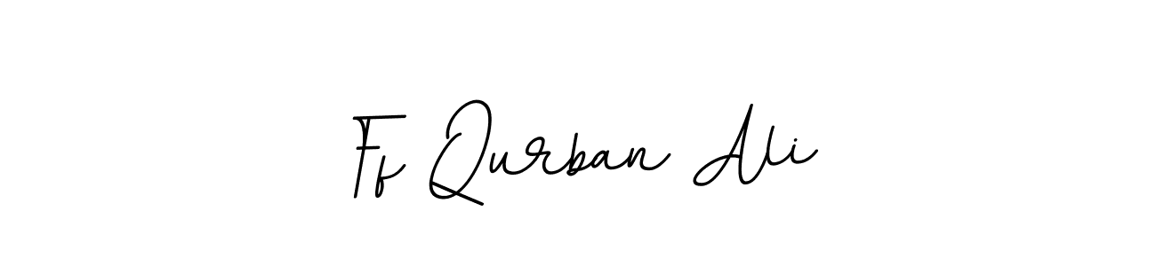 This is the best signature style for the Ff Qurban Ali name. Also you like these signature font (BallpointsItalic-DORy9). Mix name signature. Ff Qurban Ali signature style 11 images and pictures png