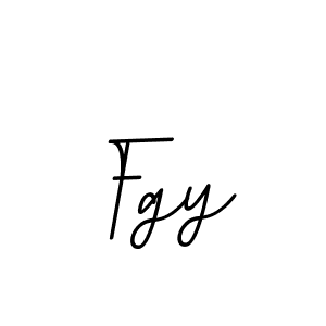 Make a beautiful signature design for name Fgy. With this signature (BallpointsItalic-DORy9) style, you can create a handwritten signature for free. Fgy signature style 11 images and pictures png