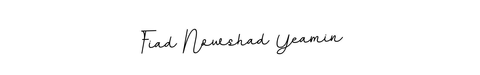 How to make Fiad Nowshad Yeamin name signature. Use BallpointsItalic-DORy9 style for creating short signs online. This is the latest handwritten sign. Fiad Nowshad Yeamin signature style 11 images and pictures png